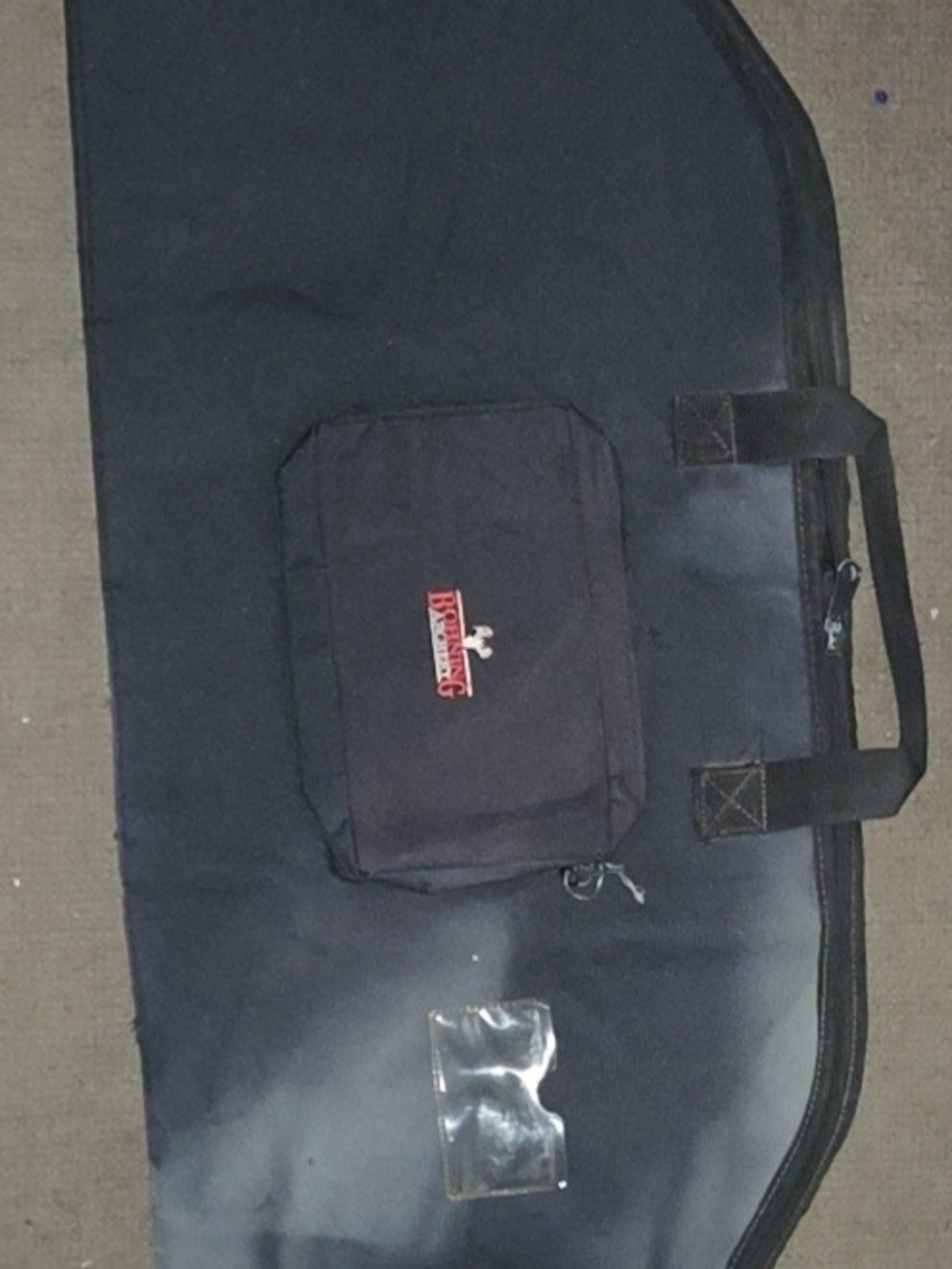 Black Garment Bag with Carry Pocket